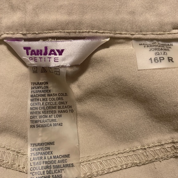 TanJay khaki/beige pants - Picture 5 of 5